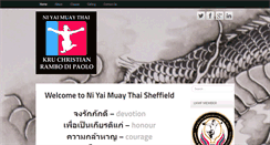 Desktop Screenshot of ni-yai-muaythai-sheffield.com